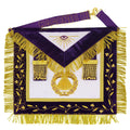 Masonic Grand Master Apron Set – Sheepskin Leather, Gold Bullion Embroidery + Chain Collar, Jewel & Gauntlet Cuffs Masonic Hub