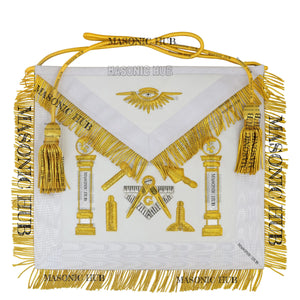 Masonic Master Mason Working Tools Apron Masonic Hub
