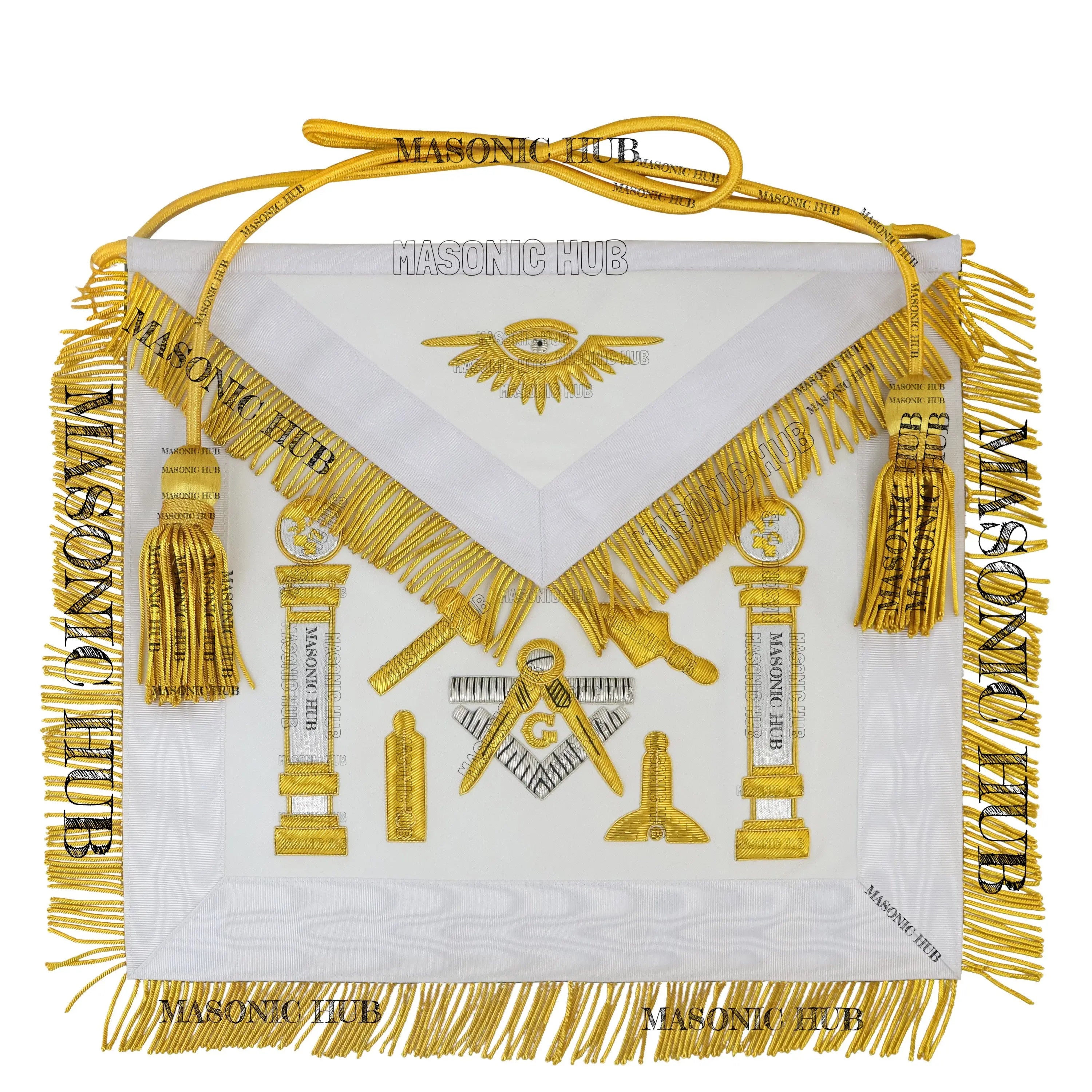 Masonic Master Mason Working Tools Apron Masonic Hub