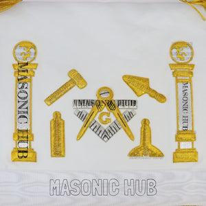Masonic Master Mason Working Tools Apron Masonic Hub