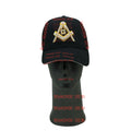 Handmade Masonic Compass & Square Baseball Cap – Bullion Embroidery & Rhinestone My Store