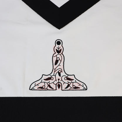 Handmade Masonic Funeral Apron – Lambskin &amp; Silk Embroidery – Blue Lodge Officer