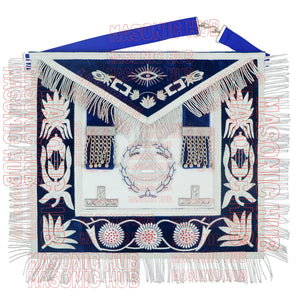 Masonic Grand Master Sheep Apron & Cuff w/ Compass & Square, Eye, Laurel Wreath My Store