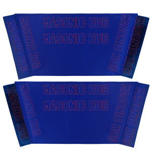 Handcrafted Masonic Regalia Grand Master Gauntlets Cuffs Embroidered with Fringe My Store