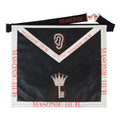 AMD Allied Masonic Degree Secret Monitor Apron - 100% Lambskin, Hand-Embroidered Freemason Regalia Masonic Hub