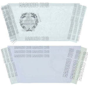 Handcrafted Masonic Regalia Grand Master Gauntlets Cuffs Embroidered with Fringe My Store