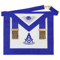 Handmade Masonic Past Master Apron – Premium Lambskin with Gold Metal Tassels Masonic Hub