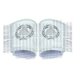 Handcrafted Masonic Regalia Grand Master Gauntlets Cuffs Embroidered with Fringe My Store