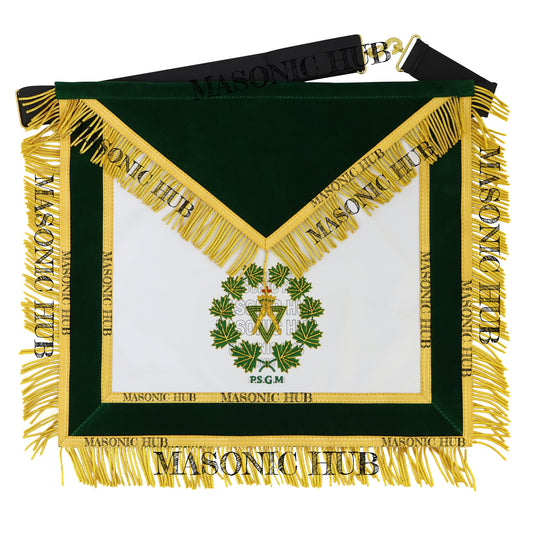 Hand-Embroidered Past Sovereign Grand Master Apron - Allied Masonic Degrees