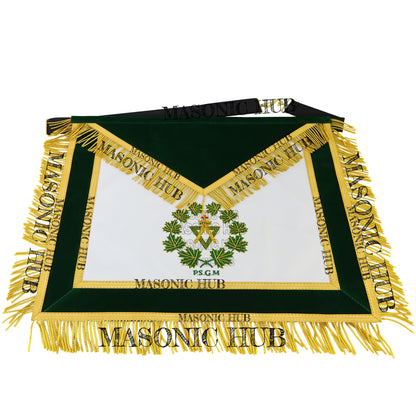 Hand-Embroidered Past Sovereign Grand Master Apron - Allied Masonic Degrees