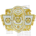 Masonic Regalia Grand Master 100% LAMBSKIN APRON With Chain Collar & Gauntlets My Store