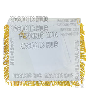 Masonic Regalia Grand Master 100% LAMBSKIN APRON With Chain Collar & Gauntlets My Store