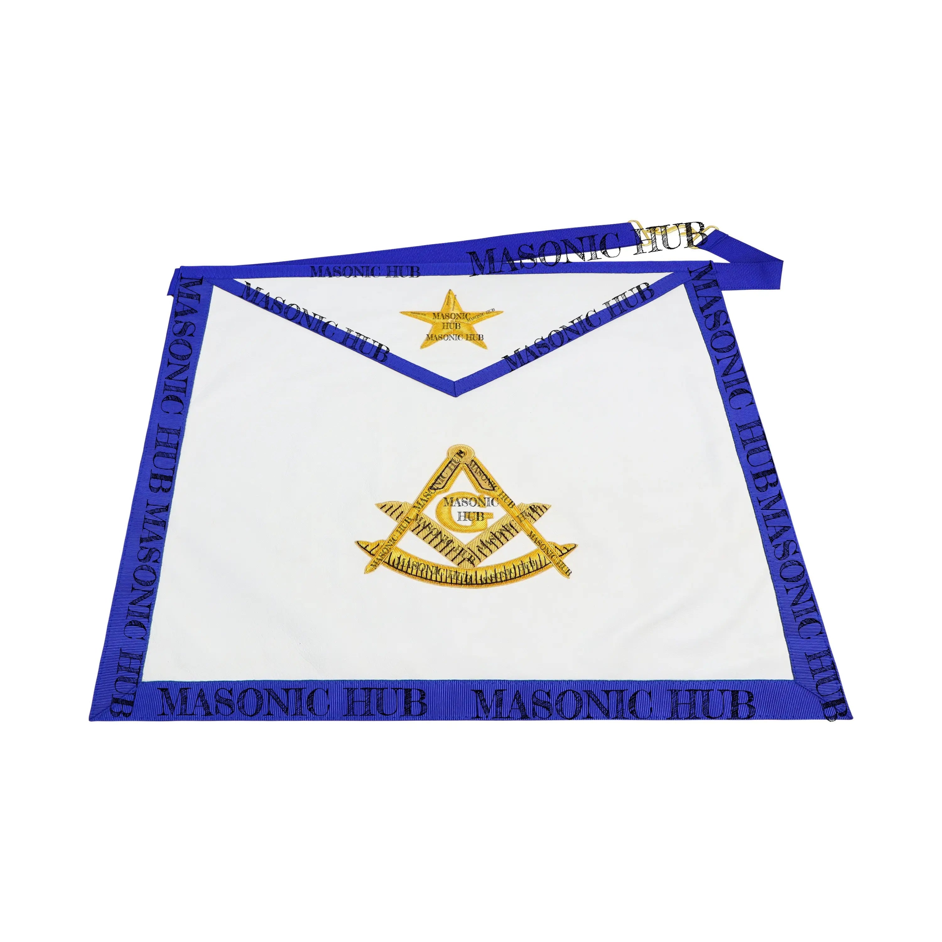 Authentic LONE STAR Texas Past Master Apron Masonic Hub