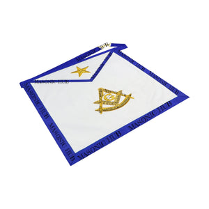 Authentic LONE STAR Texas Past Master Apron Masonic Hub
