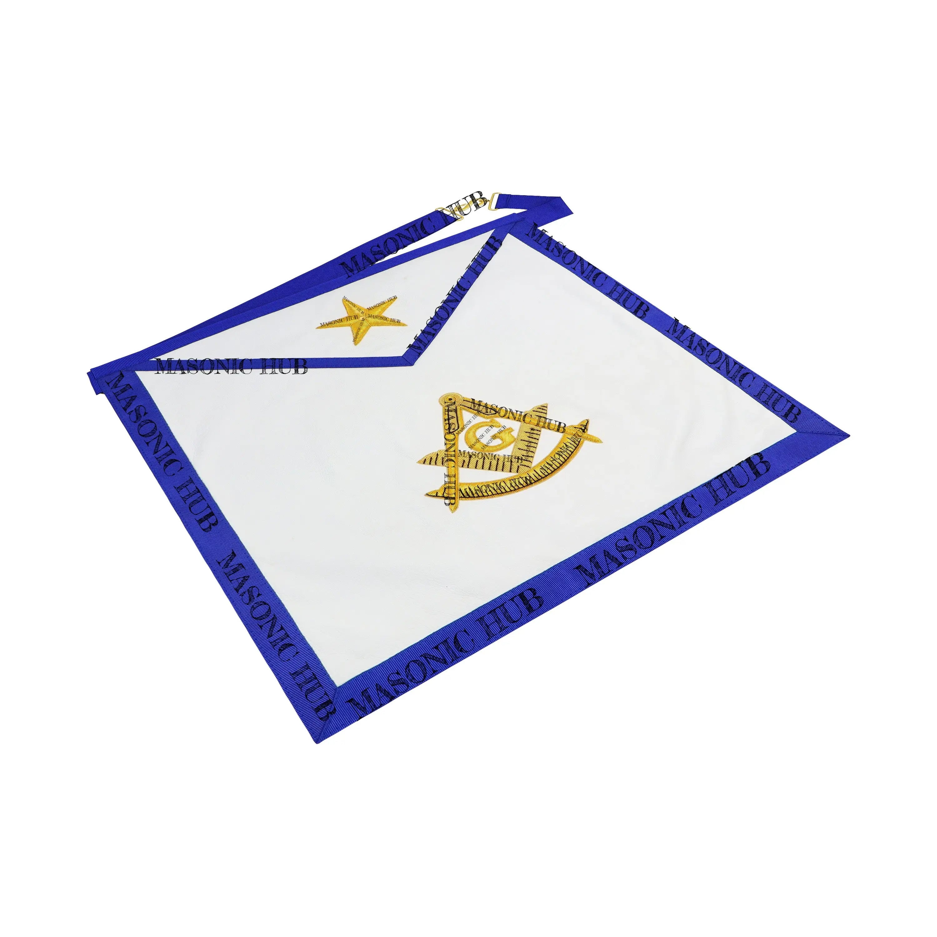 Authentic LONE STAR Texas Past Master Apron Masonic Hub