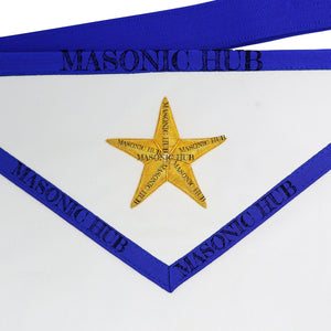 Authentic LONE STAR Texas Past Master Apron Masonic Hub