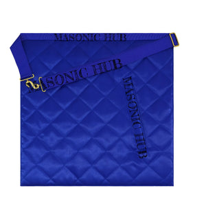 Authentic LONE STAR Texas Past Master Apron Masonic Hub