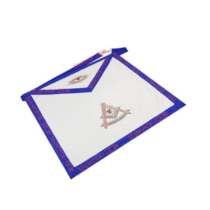 Texas Past Master Masonic Lambskin Apron -Real Leather, Hand-Embroidered Regalia My Store
