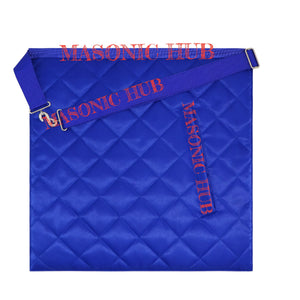 Texas Past Master Masonic Lambskin Apron -Real Leather, Hand-Embroidered Regalia My Store