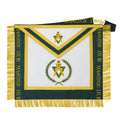 Handcrafted Allied Masonic Degrees (AMD) Sovereign Master Apron – Gold Fringe Masonic Hub