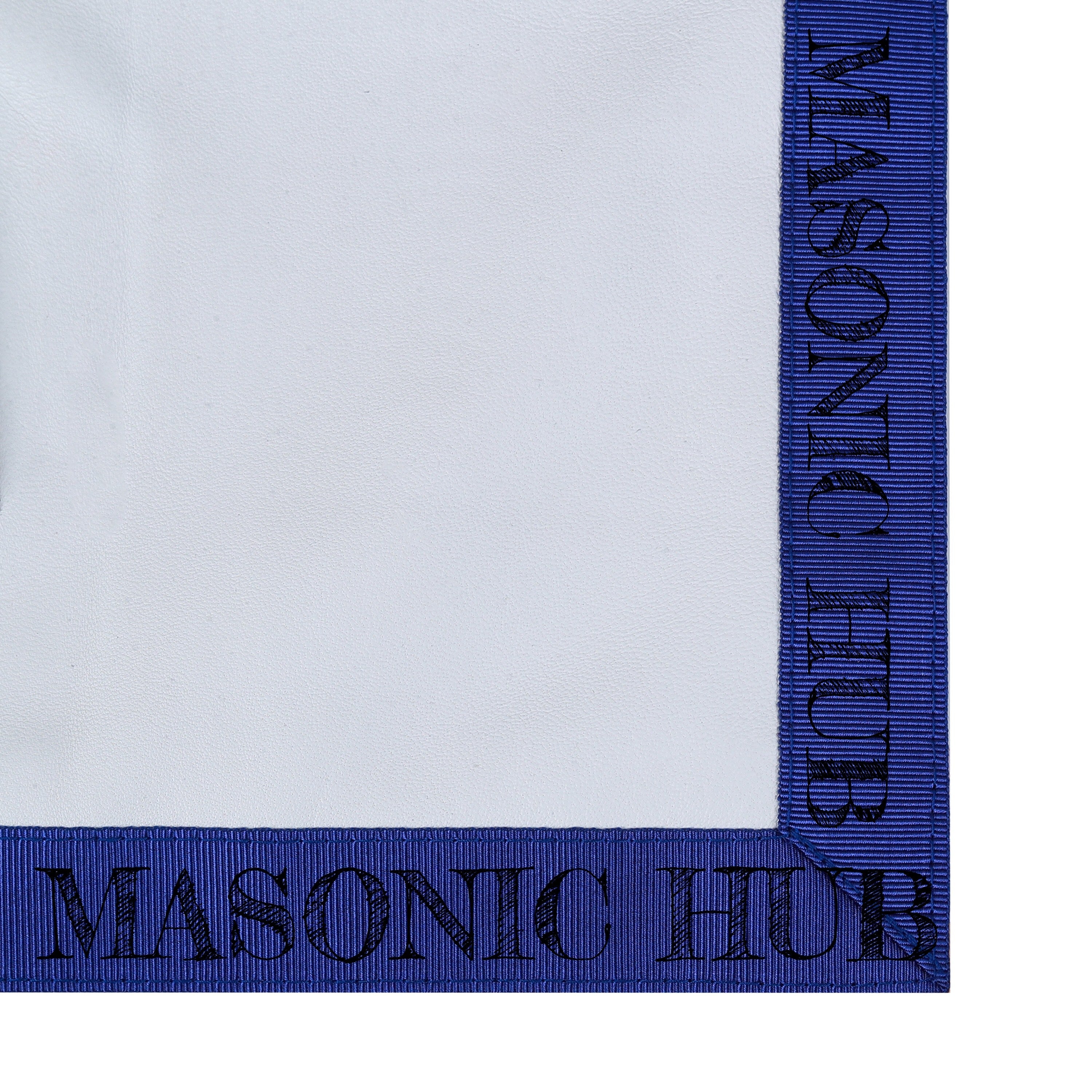 Masonic Texas Regulation Sr. Steward Officer Apron with Eye Emblem - Handcrafted My Store