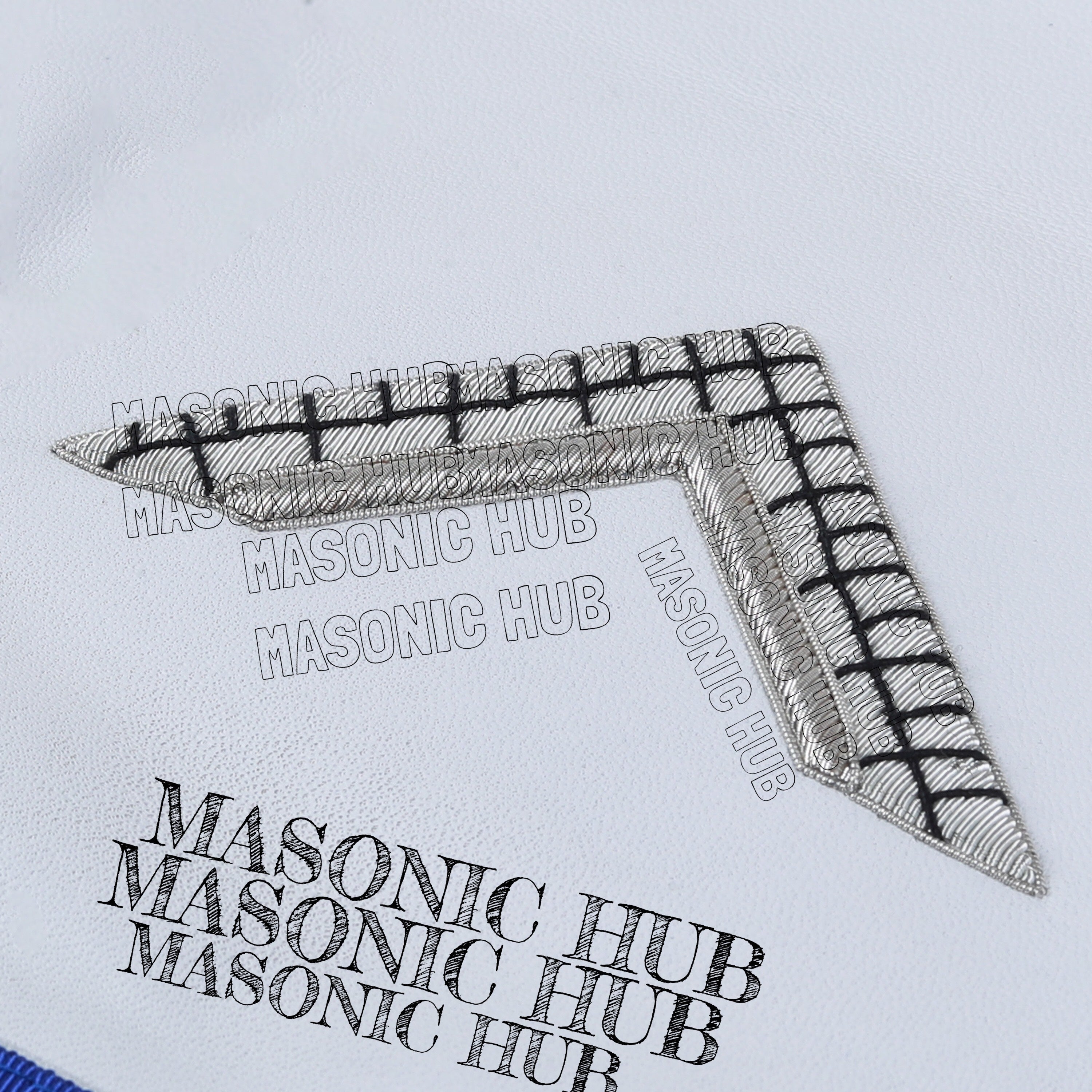 Masonic Texas Regulation Worshipful Master Officer Apron with Eye - Handcrafted My Store