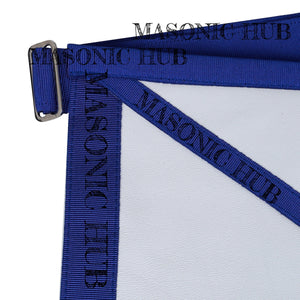 Masonic Texas Regulation Orator Officer Apron with Eye Emblem - Handcrafted My Store