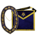 Handcrafted Purple Velvet OES Worthy Patron Marton Masonic Apron with Collar Set Masonic Hub
