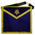 Eastern Star OES Masonic Apron Set with –Handmade Apron + Gloves +Chain Collar Masonic Hub