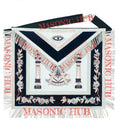 Masonic Past Master Lambskin Leather Apron - Hand Embroidered Freemason Regalia My Store