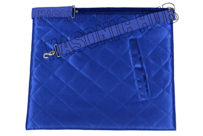 Masonic Blue Lodge Senior Warden Officer Apron – 100% Lambskin (Handmade)