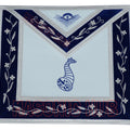 Masonic Blue Lodge Senior Steward Officer Apron – 100% Lambskin (Handmade) Masonic Hub