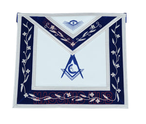 Freemason Blue Lodge Junior Deacon Officer Apron – 100% Lambskin Leather, Handmade Masonic Regalia Masonic Hub