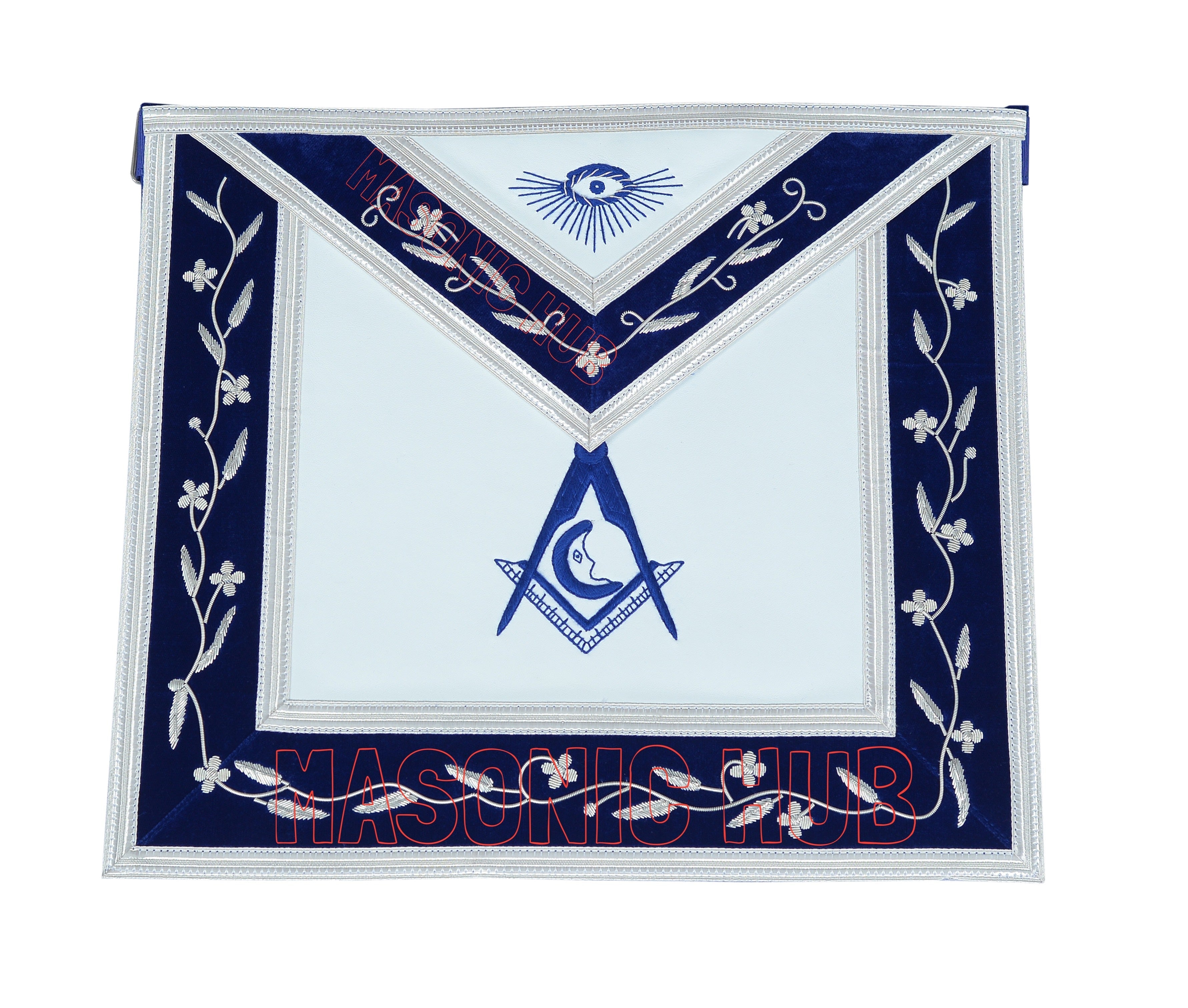 Freemason Blue Lodge Junior Deacon Officer Apron – 100% Lambskin Leather, Handmade Masonic Regalia Masonic Hub