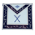 Masonic Blue Lodge Secretary Apron 100% Lambskin – Handmade Freemason Officer Regalia Masonic Hub