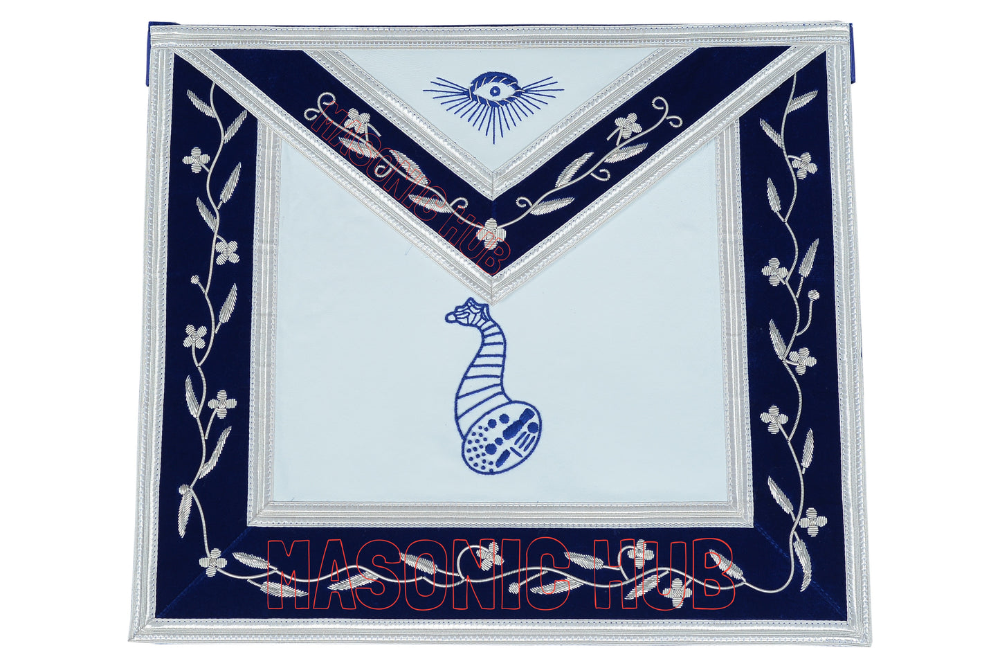 Masonic Blue Lodge Junior Steward Officer Apron – 100% Lambskin (Handmade)