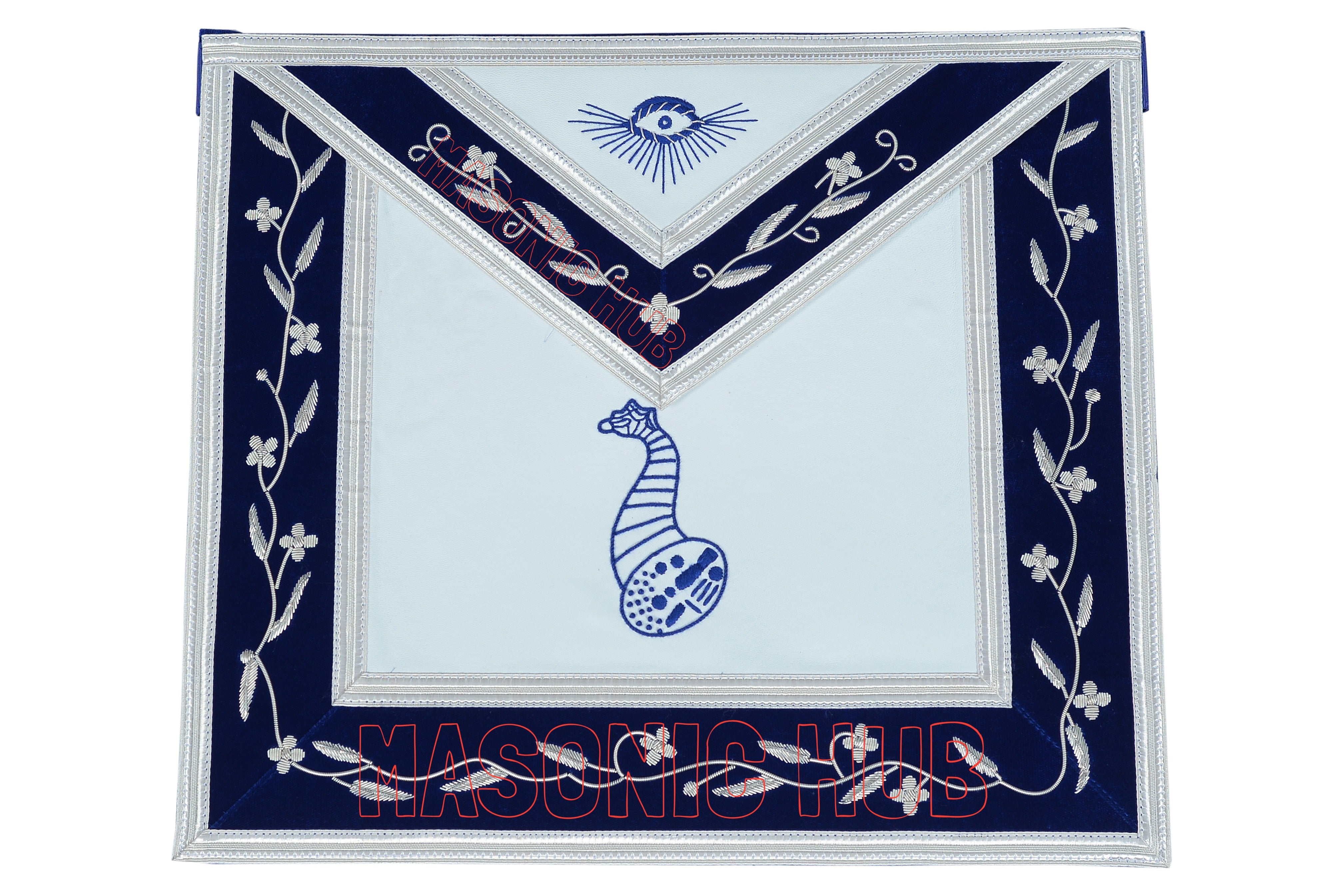 Masonic Blue Lodge Junior Steward Officer Apron – 100% Lambskin (Handmade)
