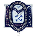 Freemason Blue Lodge Treasurer Apron 100% Lambskin Leather with Chain Collar & Jewel – Masonic Officer Regalia Masonic Hub