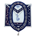 Freemason Blue Lodge Junior Steward Apron 100% Lambskin Leather with Chain Collar & Jewel – Masonic Officer Regalia Masonic Hub