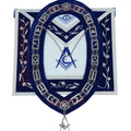 Freemason Blue Lodge Junior Deacon Apron 100% Lambskin Leather with Chain Collar & Jewel – Masonic Officer Regalia (Copy) Masonic Hub