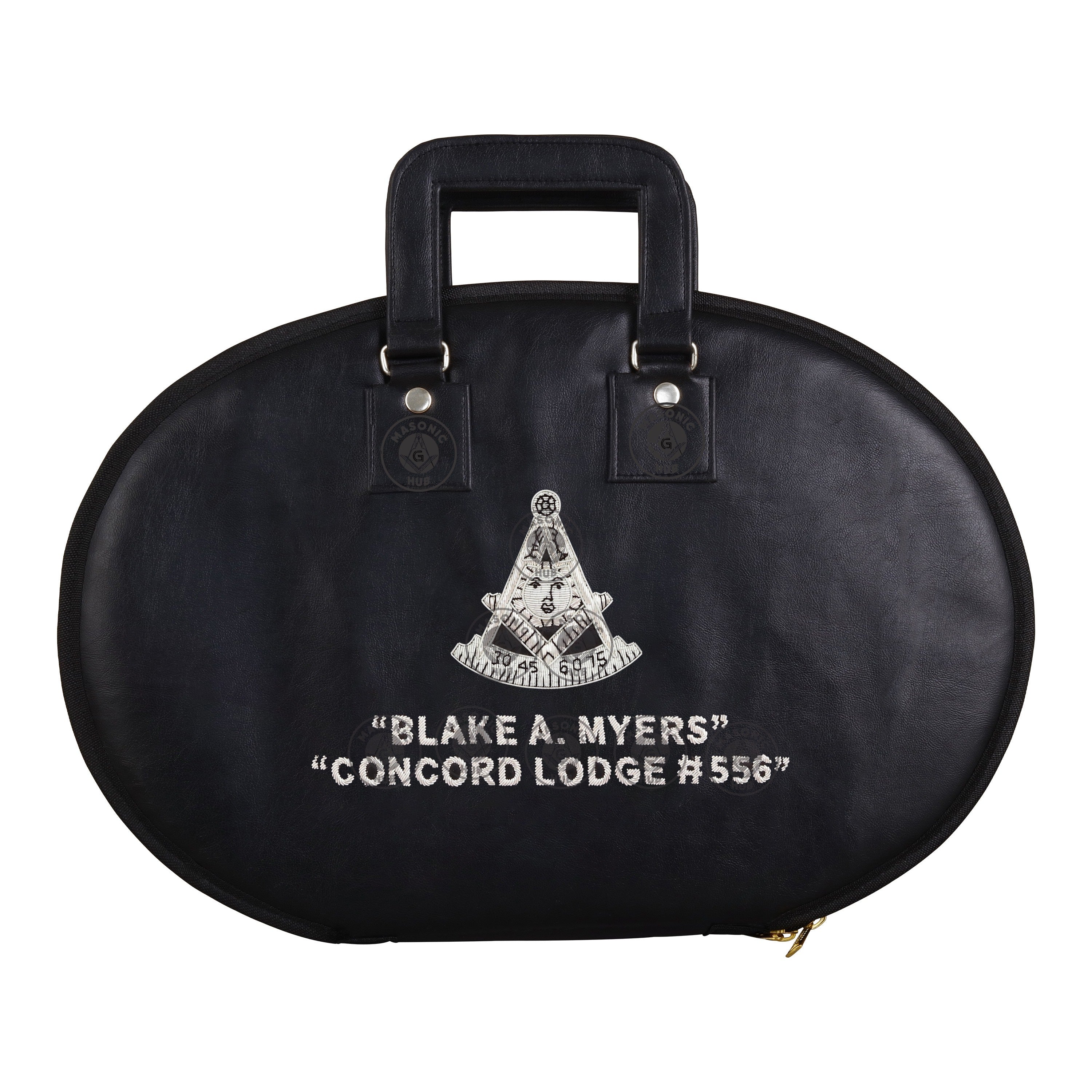 Masonic Hand Embroidered Past Master Chain Collar Case with - Chain Collar Jewel Masonic Hub