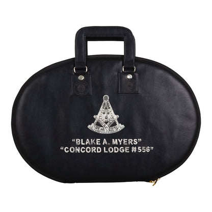 Masonic Hand Embroidered Past Master Chain Collar Case with - Chain Collar Jewel