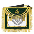 Allied Masonic Degree AMD Past Sovereign Master Apron Hand Embroidered Lambskin Masonic Hub