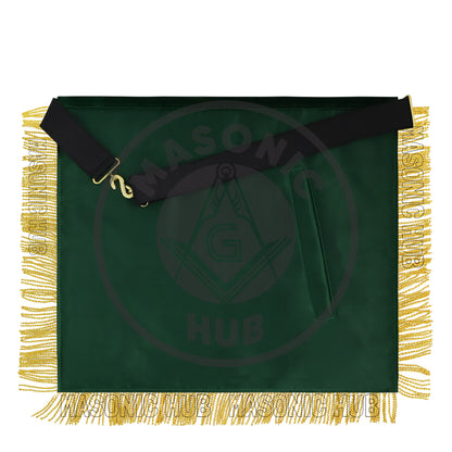 Allied Masonic Degree AMD Past Sovereign Master Apron Hand Embroidered Lambskin