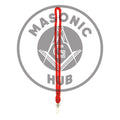 Masonic Mason Jewel neck cord Without Jewel Red- Royal Arch Masonic Hub