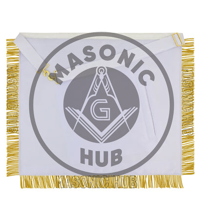 Masonic Regalia Grand Lodge Past Master 100% Lambskin Apron With Collar & Cuff