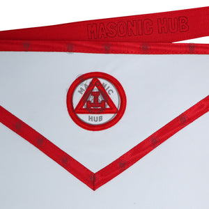 Masonic Royal Arch Past High Priest Apron – Texas Regulation, Genuine Lambskin Masonic Hub