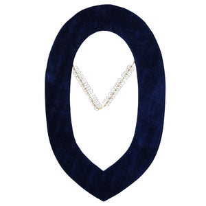 Masonic Regalia Blue Lodge Chaplain Apron & Chain Collar with Free Jewel Masonic Hub
