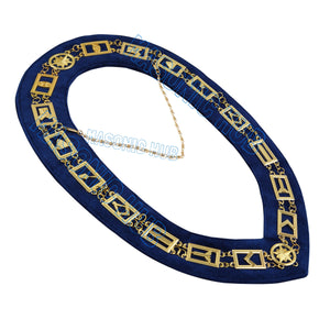 Masonic Blue Lodge Officer Working Tools Set (12) – Chain Collars + FREE Jewels – Complete Regalia Lot Masonic Hub