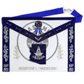 Custom Past Master Masonic Apron – Personalized with Your Lodge Name, Logo, and Artwork | Hand-Embroidered Blue Lodge Regalia My Store